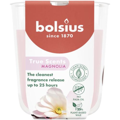 Lumânare parfumată în pahar de sticlă - Magnolie